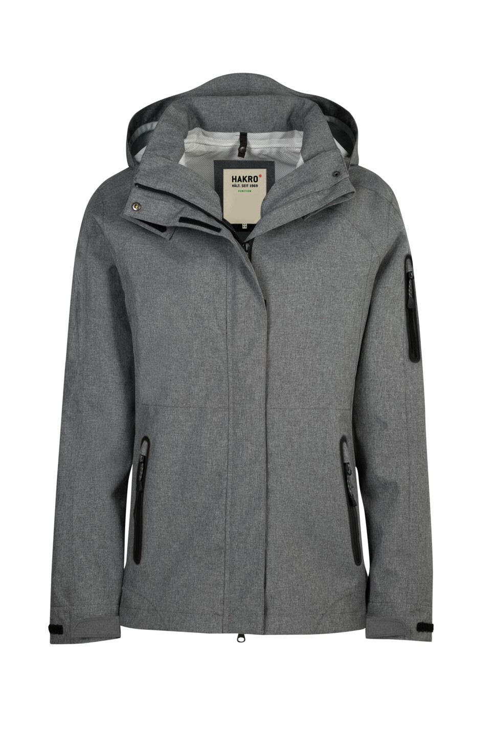 Hakro Damen Activejacke Fernie 315-dunkelgrau meliert XL