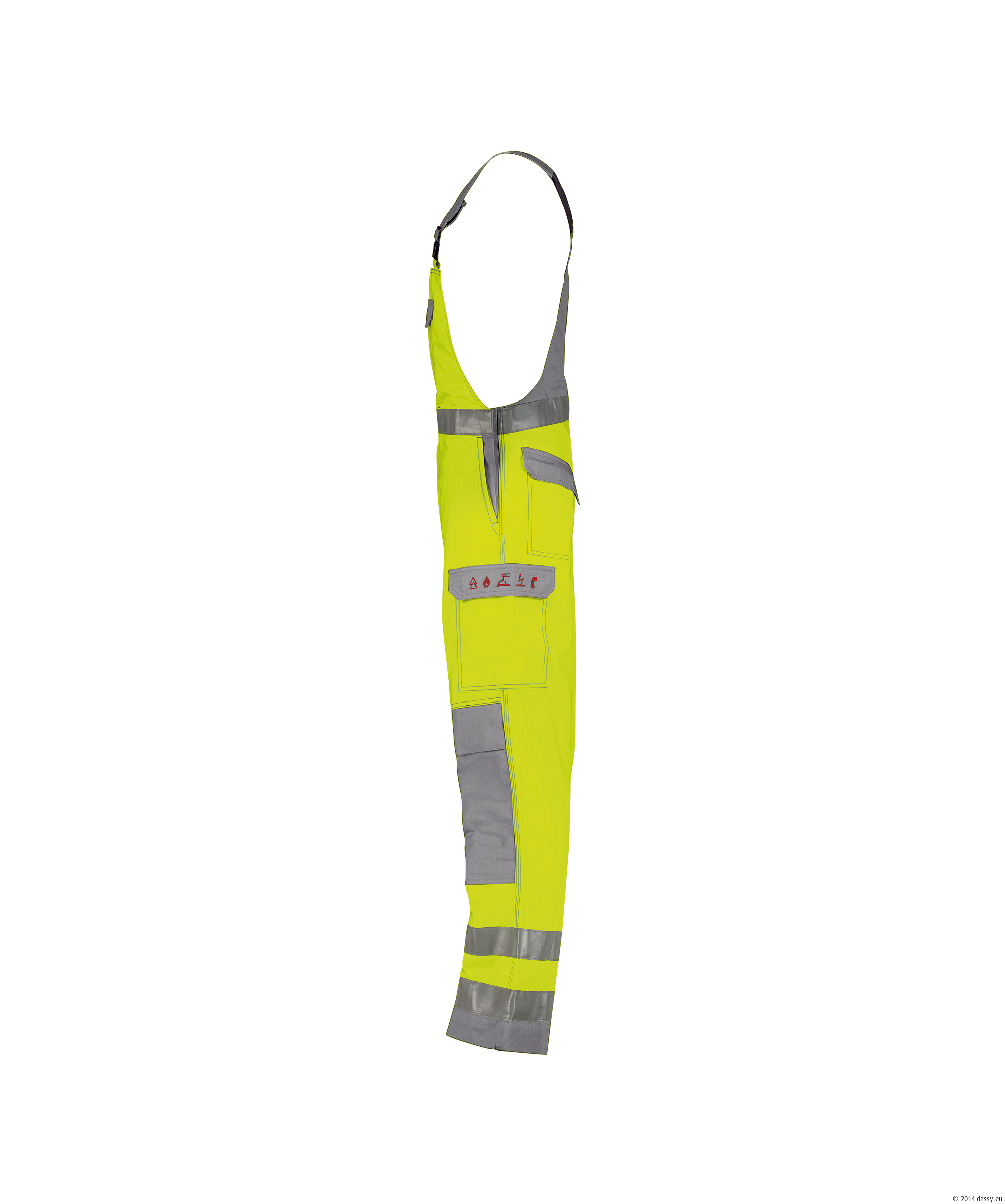 DASSY® Colombia 6943-neongelb-grafitgrau Minus, 40
