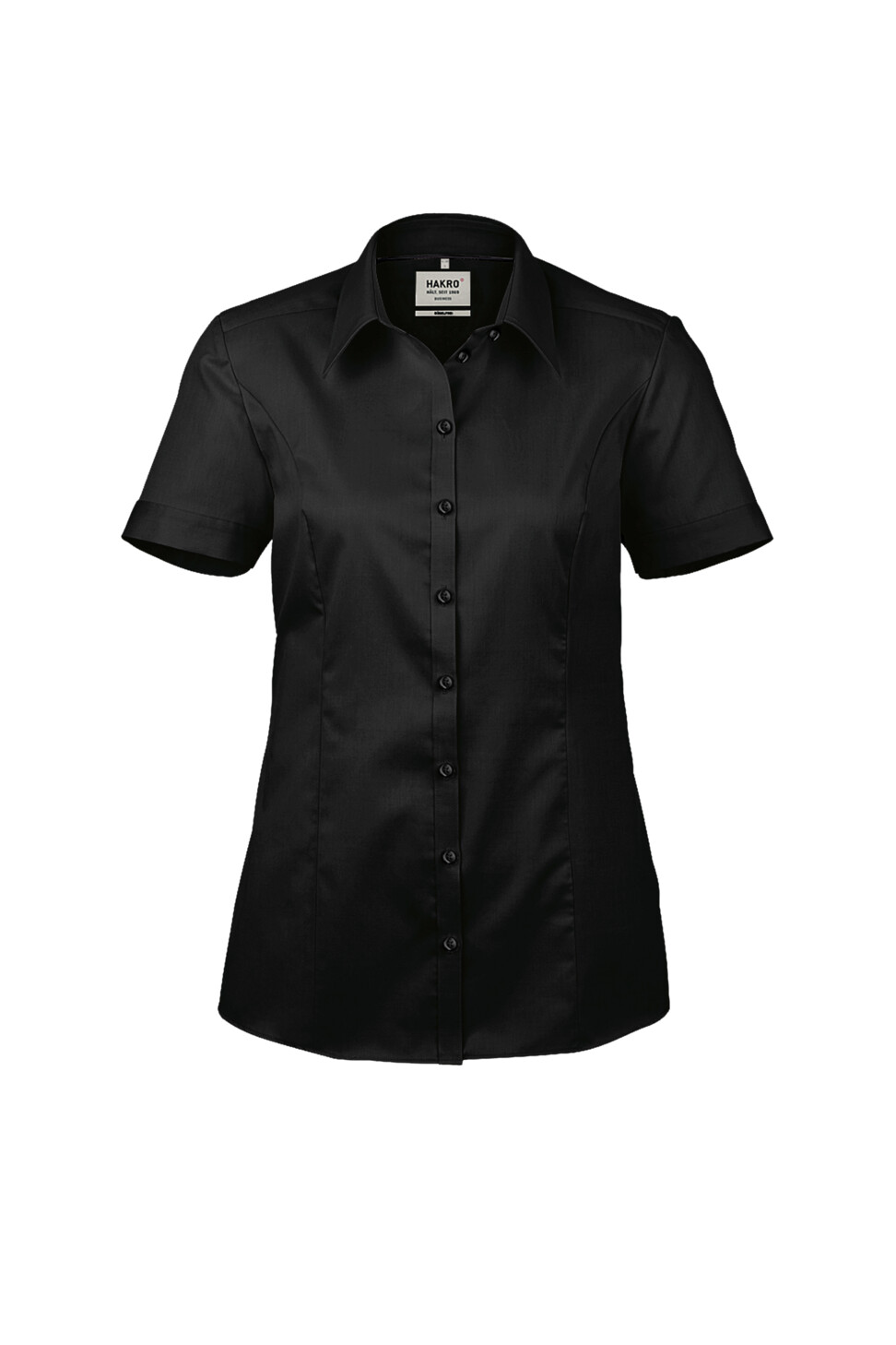 Hakro 1/2-Arm Bluse Business Regular-Fit 005-schwarz L