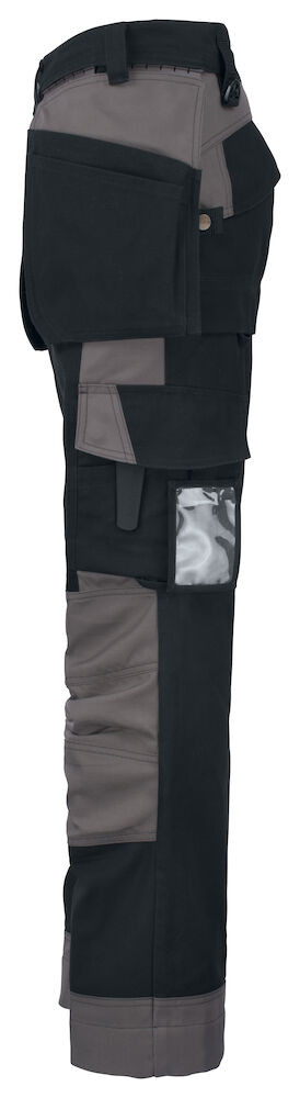 5522 DAMEN ARBEITSHOSE MIT KNIEVERSTÄRKUNG UND ABNEHMBAREN HÄNGETASCHEN AUS 100% BAUMWOLLE 99 schwarz C40