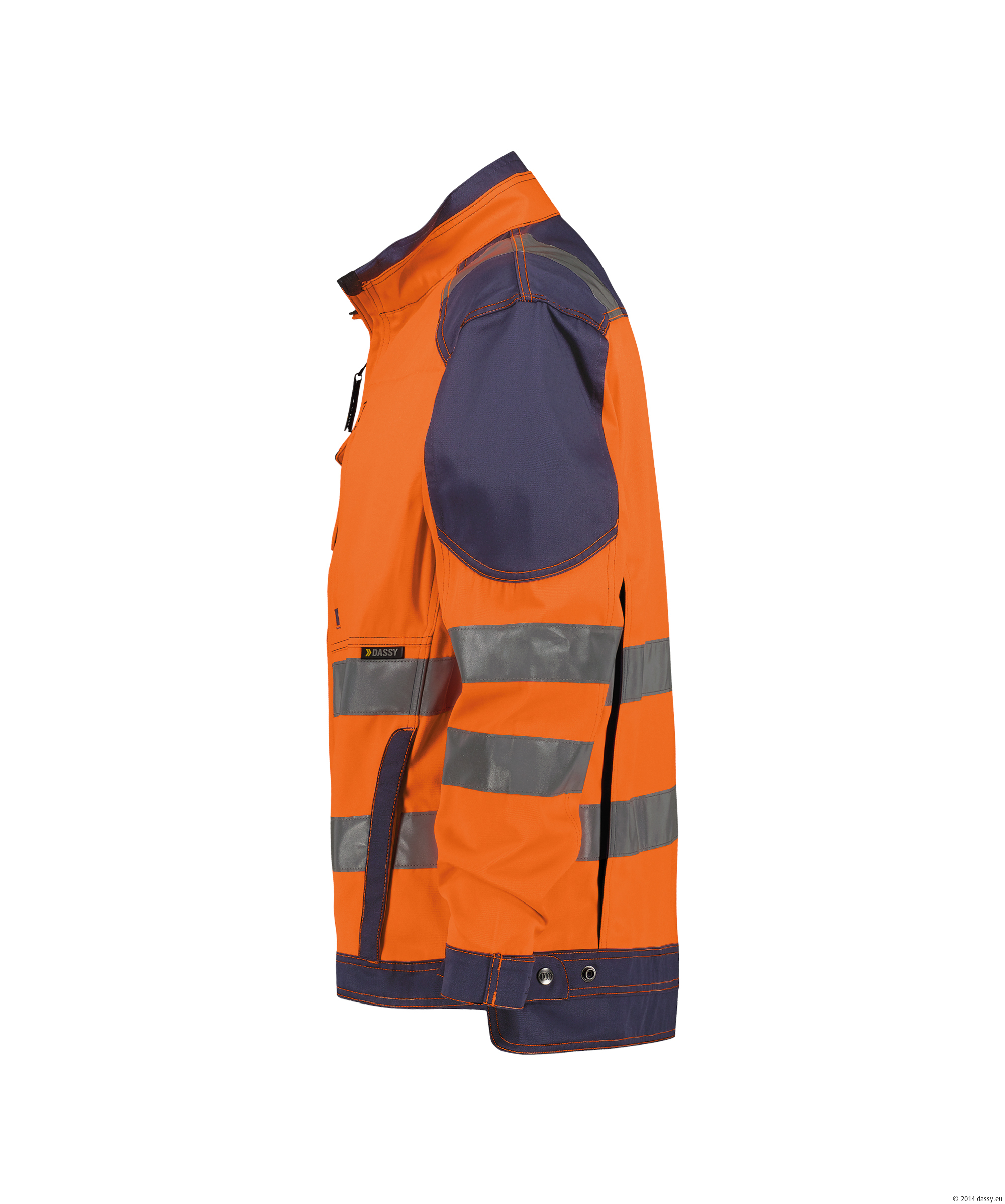 DASSY® Orlando 6681-neonorange-dunkelblau M