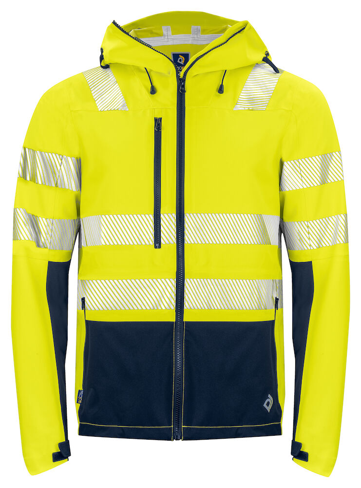 6416 FUNKTIONS JACKE EN ISO 20471 KLASSE 3/2 10 gelb/marine hv M