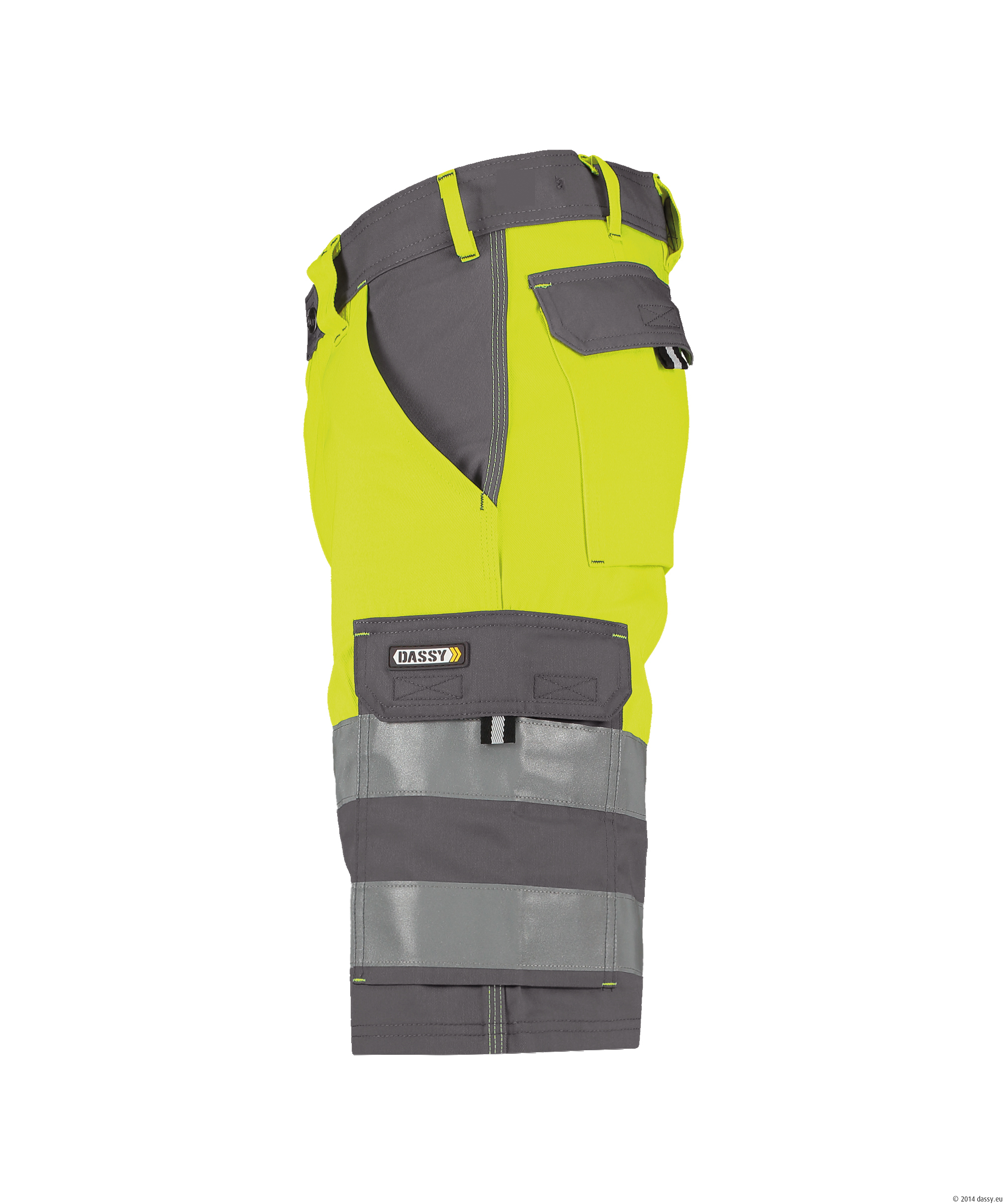 DASSY® Venna 6493-zementgrau-neongelb 36