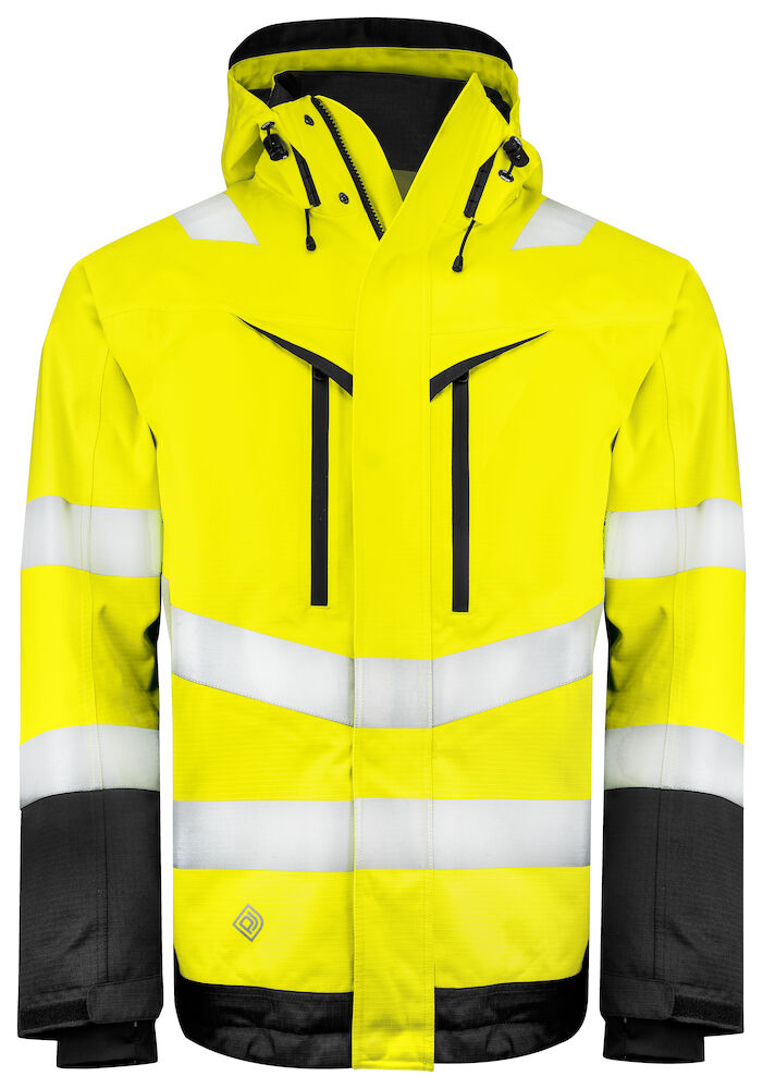 6453 FUNCTIONAL JACKET EN ISO 20471 CLASS 3 11 gelb/schwarz hv 2XL
