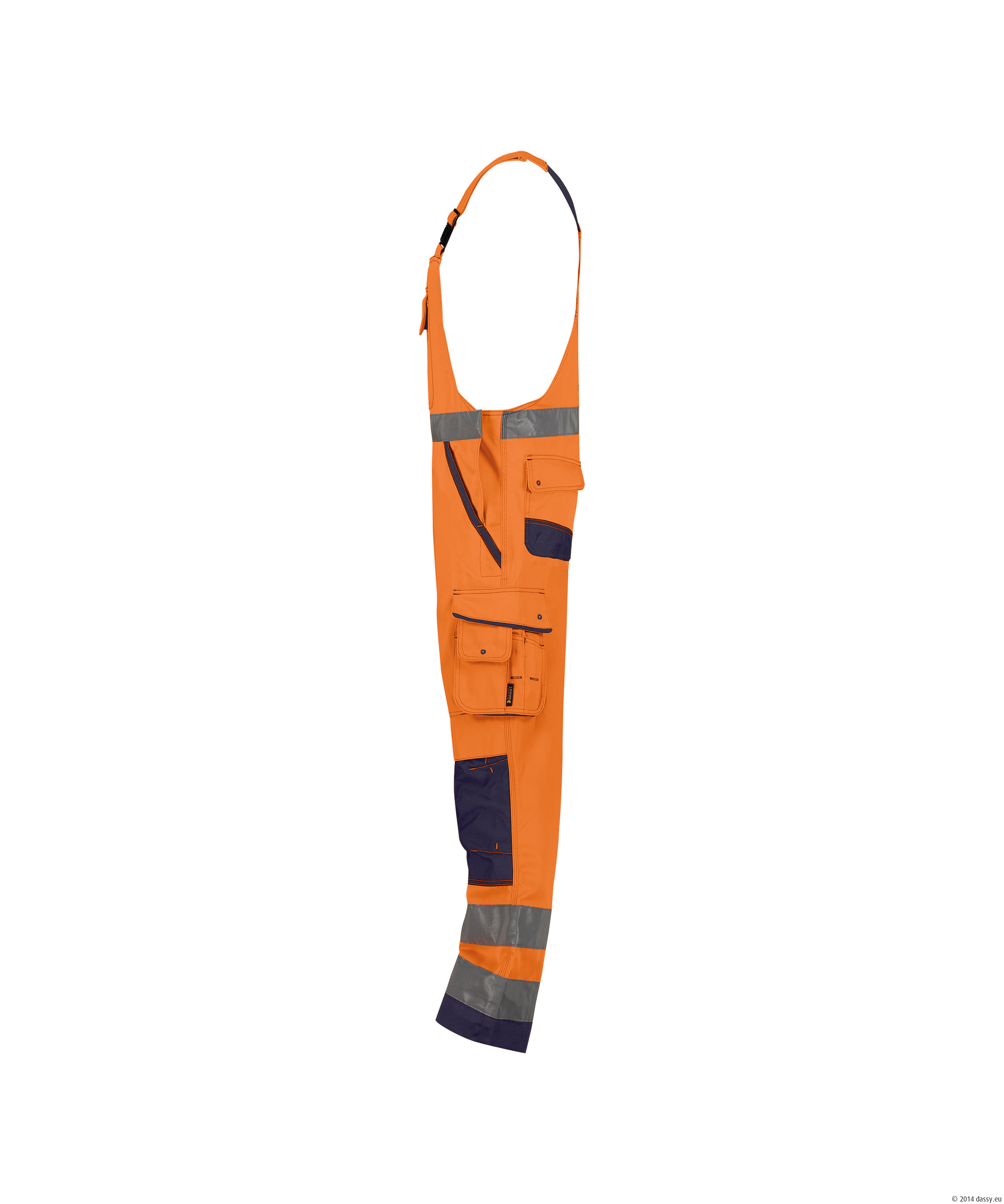 DASSY® Malmedy 6681-neonorange-dunkelblau Standard, 46