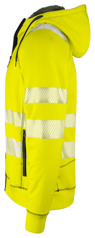 6130 KAPUZENJACKE EN ISO 20471 KLASSE 3/2 11 gelb/schwarz hv XL