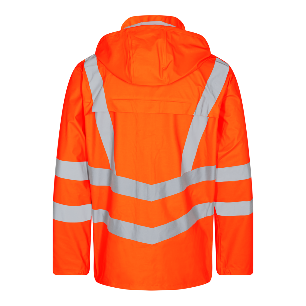 F. Engel Safety Warn-Regenjacke Orange