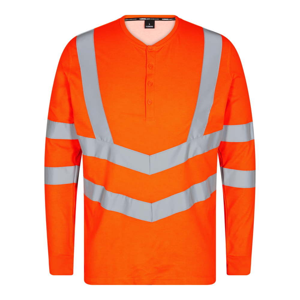Safety Grandad langarm-Shirt