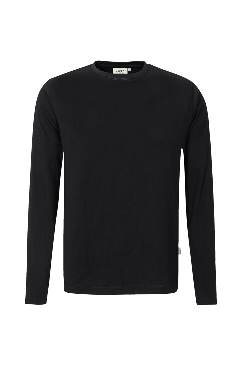 Hakro Longsleeve Mikralinar Langarmshirt 005-schwarz 5XL