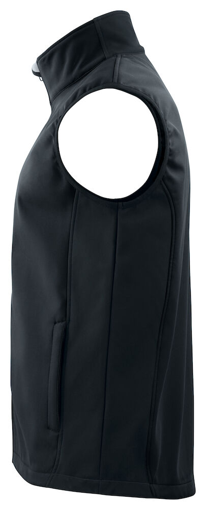 3702 SOFTSHELL WESTE MIT KONTRASTELEMENTEN