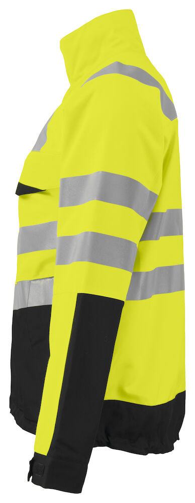 6415 JACKE AUS MISCHGEWEBE EN ISO 20471 KLASSE 3/2 11 gelb/schwarz hv L