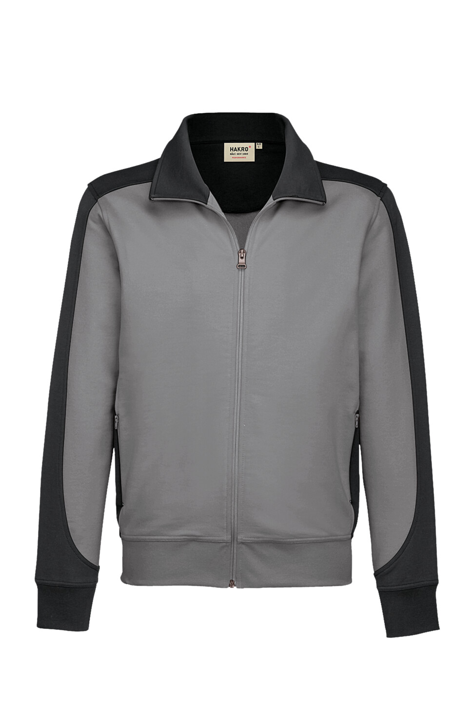 Hakro Mikralinar Sweatjacke Contrast 043-titan 6XL