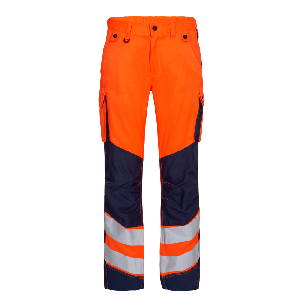 F. Engel Safety Light Hose Cordura 10165 orange/blauink CH48L, Lang