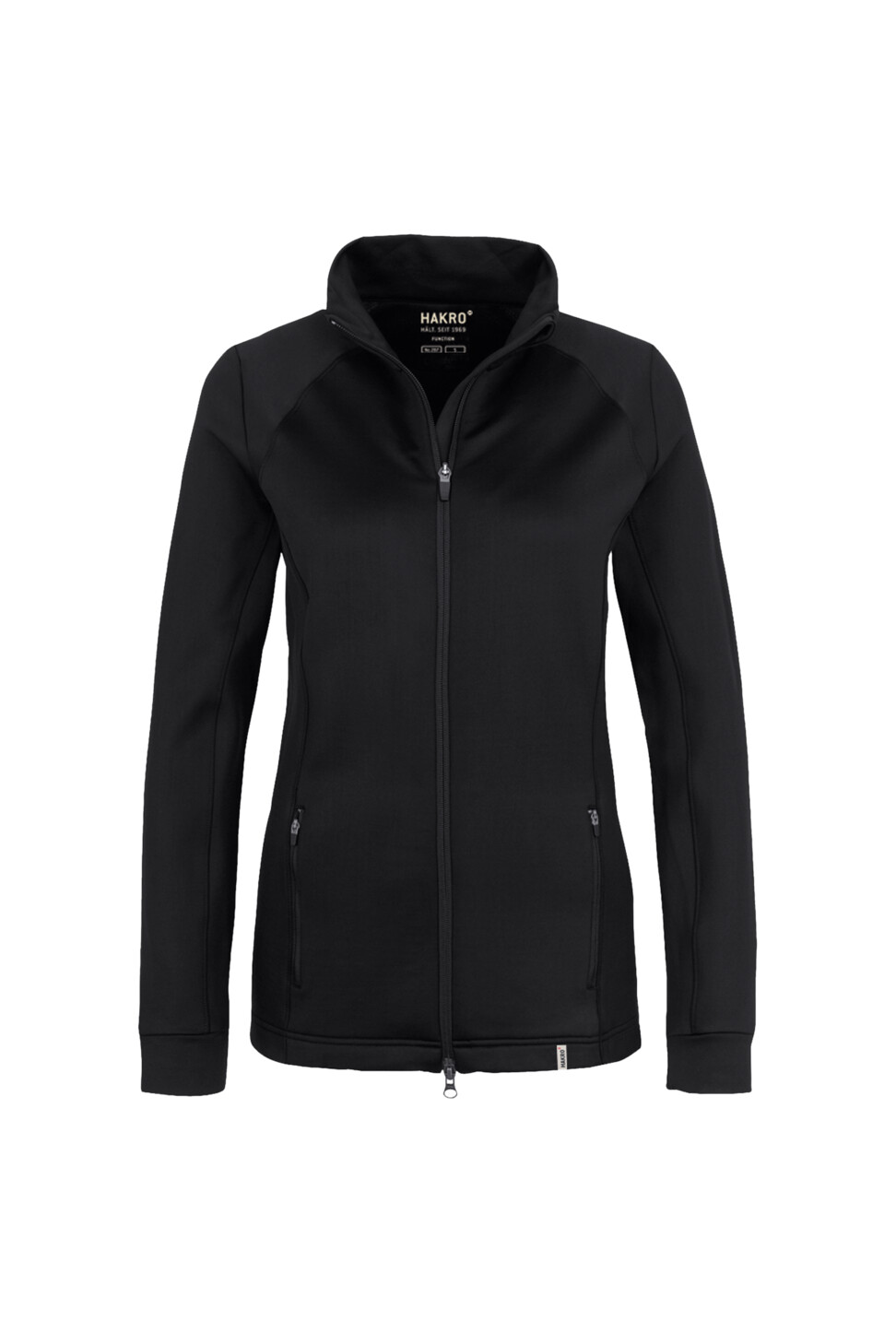 Hakro Damen Tecjacke Laval 005-schwarz XL