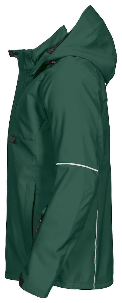 3406 3-LAGIGE SOFTSHELL JACKE 66 waldgrün 4XL