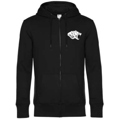 Zip-Hoodie schwarz - Tigers