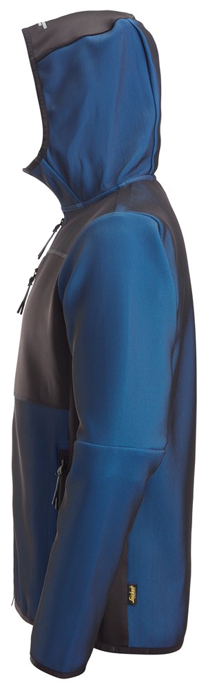 Zwischenschicht-Kapuzenjacke mit durchgehendem Reißverschluss