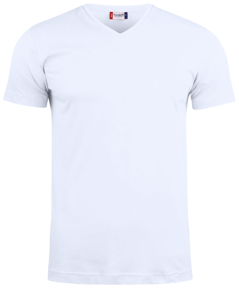 Basic-T V-neck 00 weiss XS