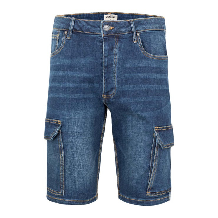 BERMUDA DENIM STRETCH - DENIM, 2XL