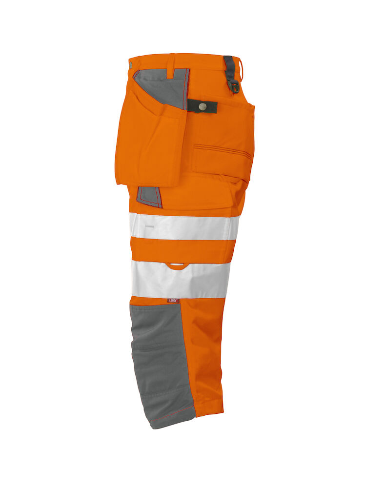6510 PIRATENHOSE MIT KNIEVERSTÄRKUNG UND HÄNGETASCHEN EN ISO 20471 KLASSE 2