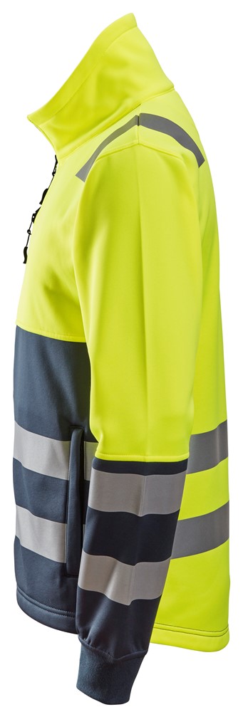 High-Vis-Jacke mit durchgehendem Reißverschluss, Warnschutzklasse 2