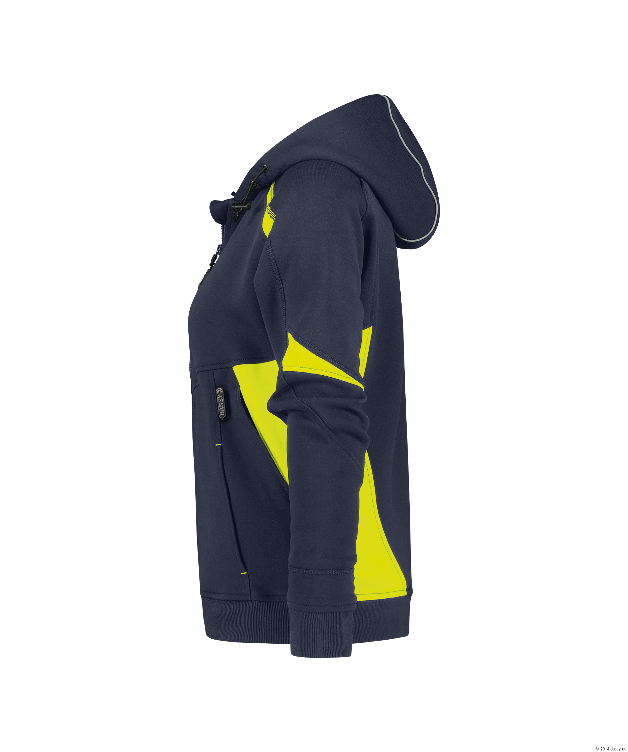 DASSY® Santos Women 6895-nachtblau-neongelb XS