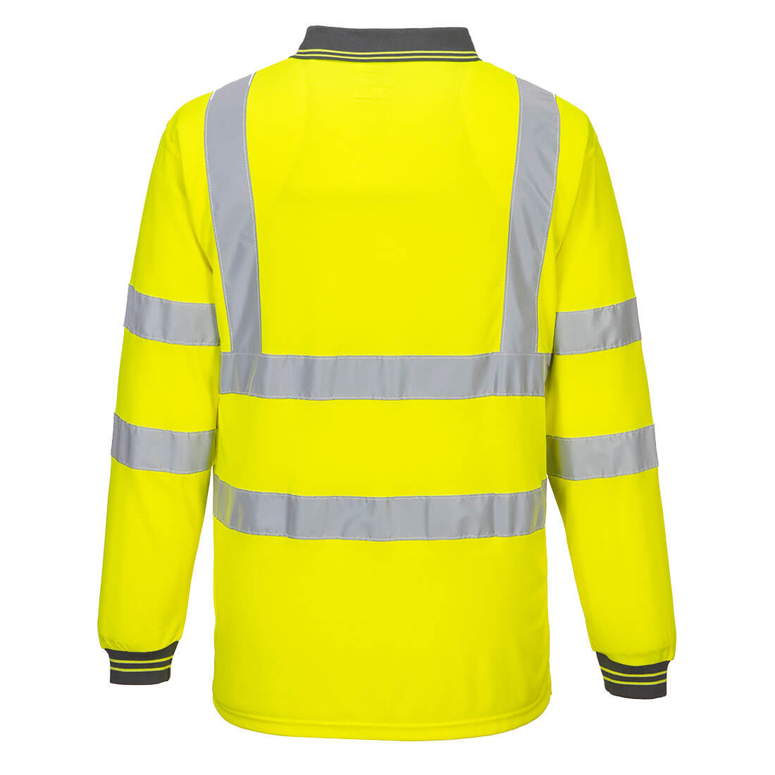 Warnschutz Poloshirt langarm
