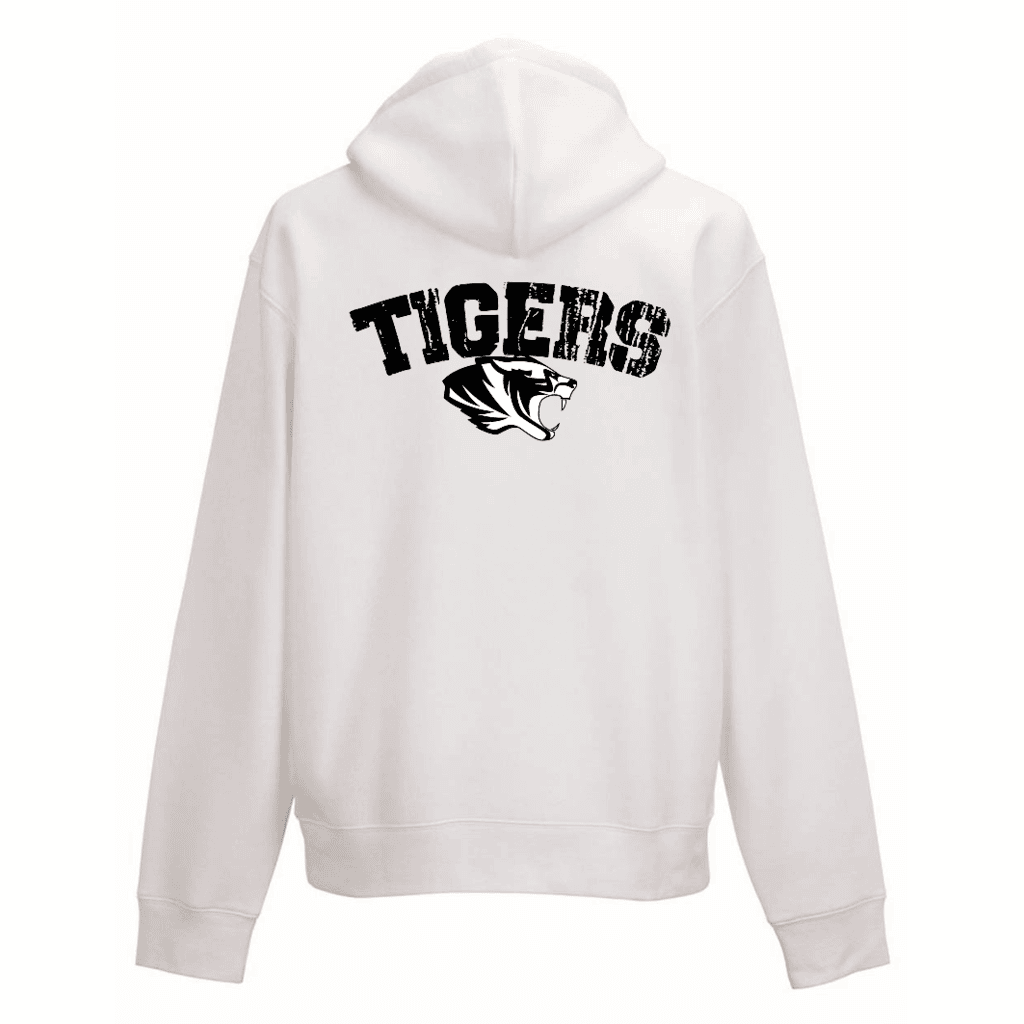Hoodie – Bestickt Weiss