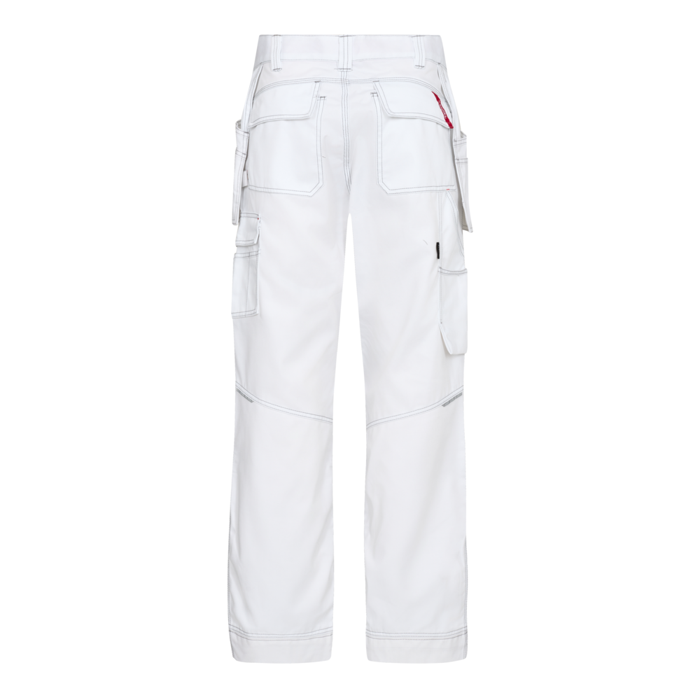 F. Engel Combat Handwerkerhose mit Holstertaschen 3 weiss CH64, Standard