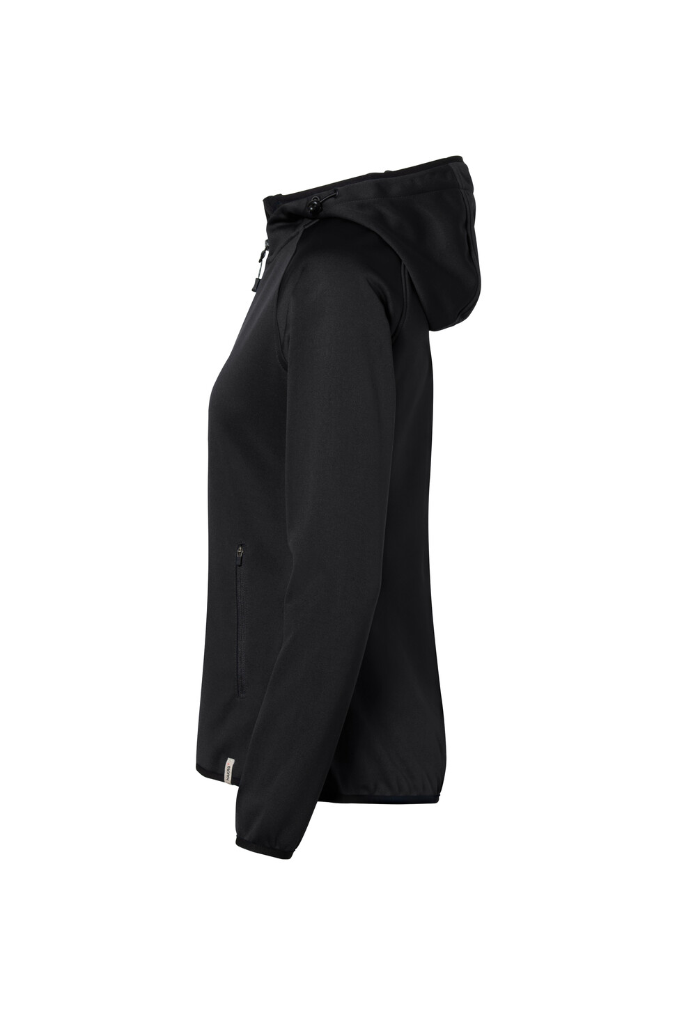 Hakro Damen Kapuzen-Tecjacke Florida 005-schwarz XL
