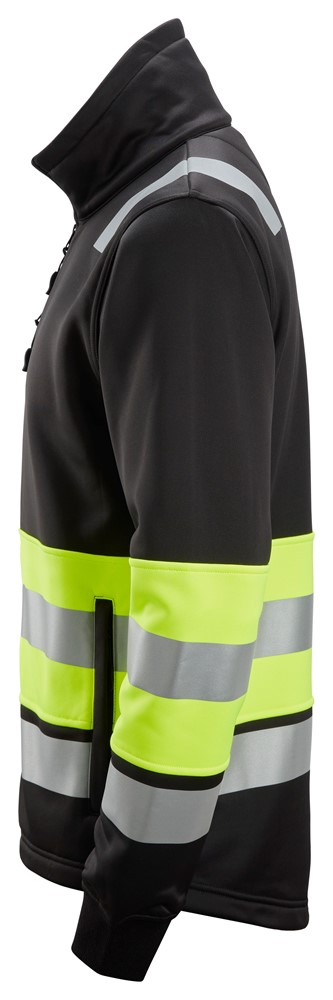 High-Vis-Jacke mit durchgehendem Reißverschluss, Warnschutzklasse 1