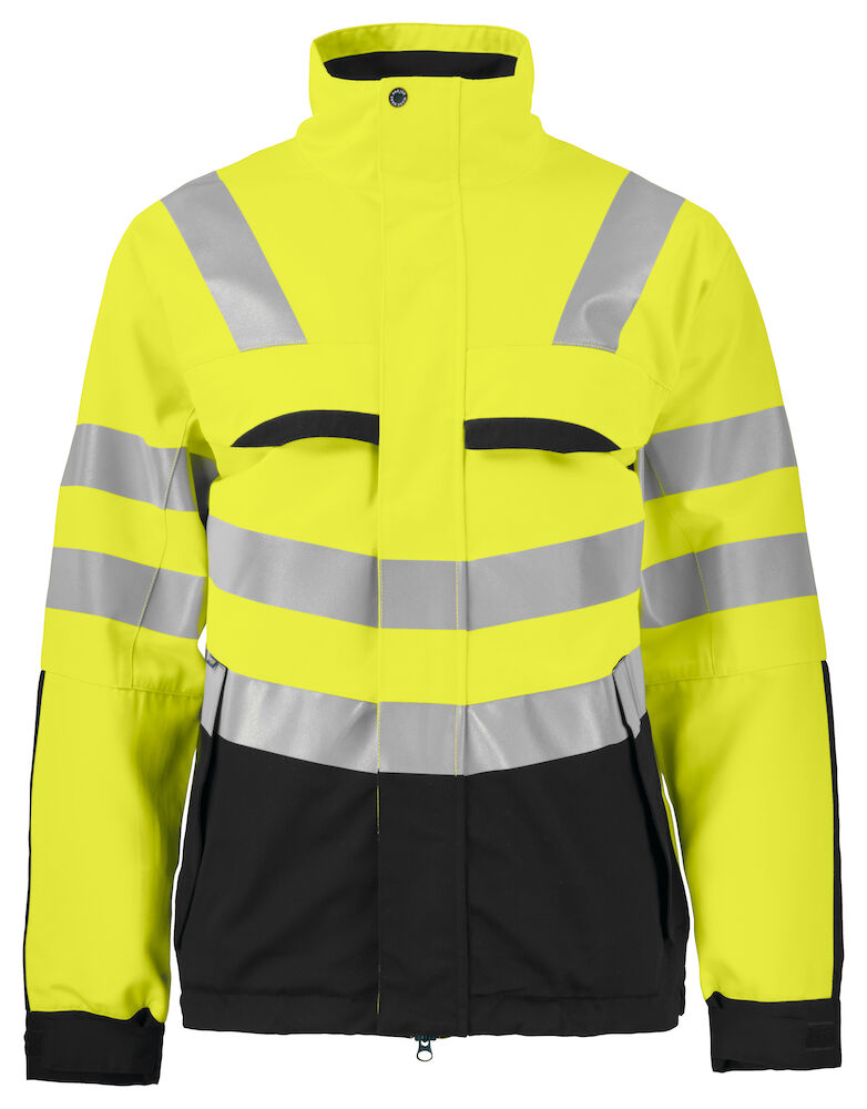 6415 JACKE AUS MISCHGEWEBE EN ISO 20471 KLASSE 3/2 11 gelb/schwarz hv L