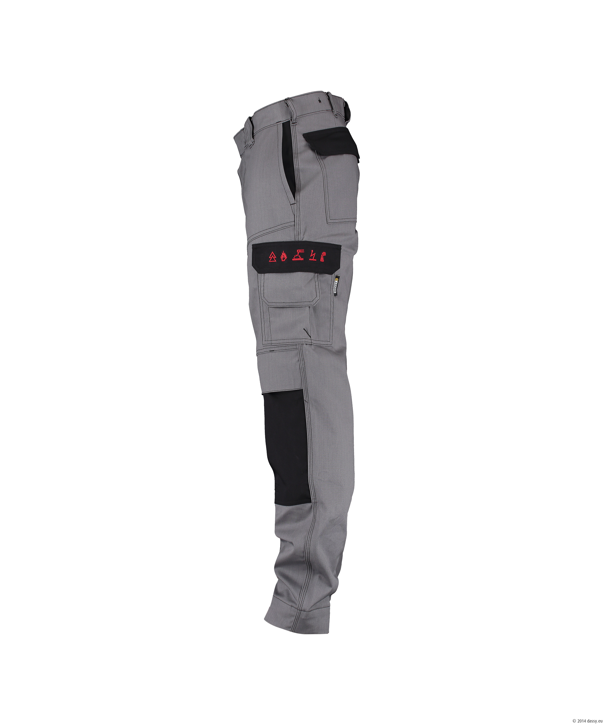DASSY® Lincoln 6474-grafitgrau-schwarz Plus, 48