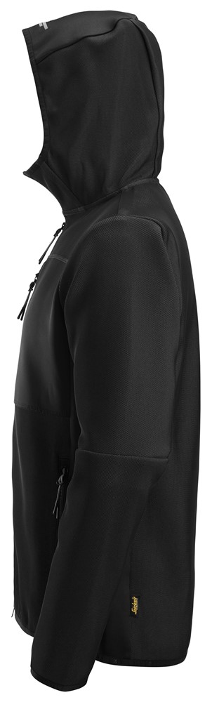 Zwischenschicht-Kapuzenjacke mit durchgehendem Reißverschluss