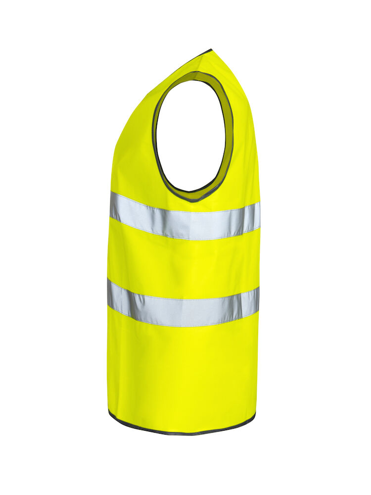 6703 WARNSCHUTZ WESTE EN ISO 20471 KLASSE 2 10 gelb One Size