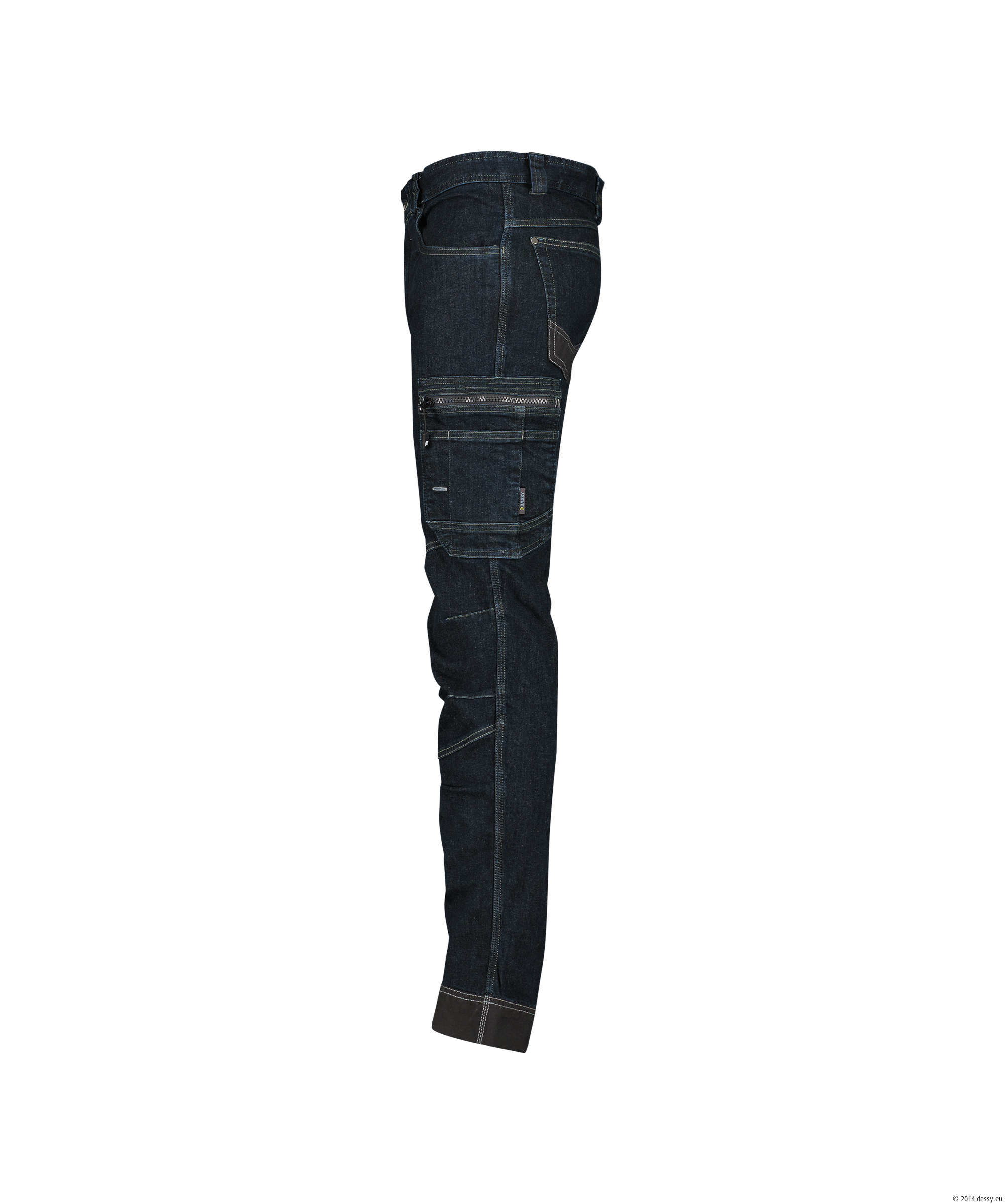 DASSY® Osaka 6279-jeansblau-schwarz Standard, 44