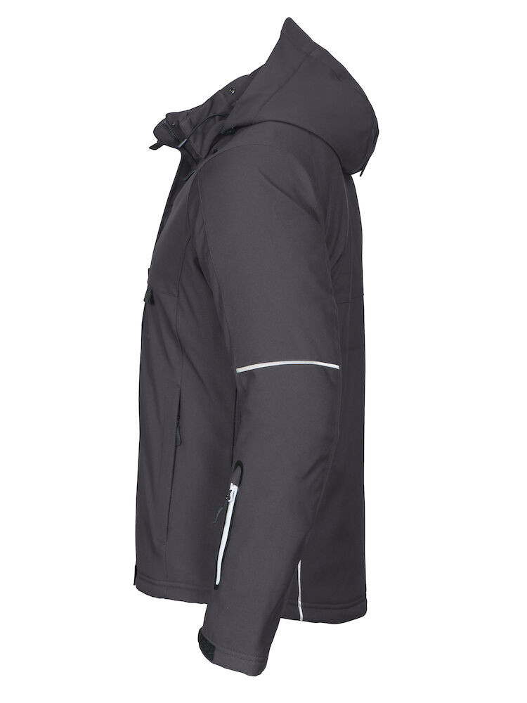 3413 DAMEN GEFÜTTERTE 3-LAGIGE SOFTSHELL JACKE 98 grau XS