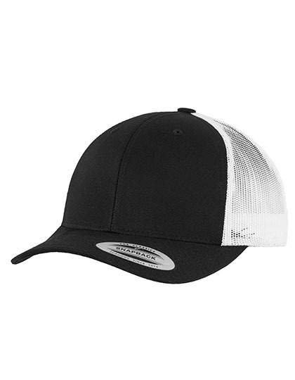 Retro Trucker 2-Tone - Black/White, One Size