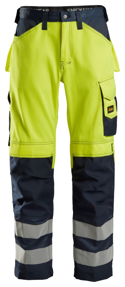 6695 - High Visibility Yellow - Navy