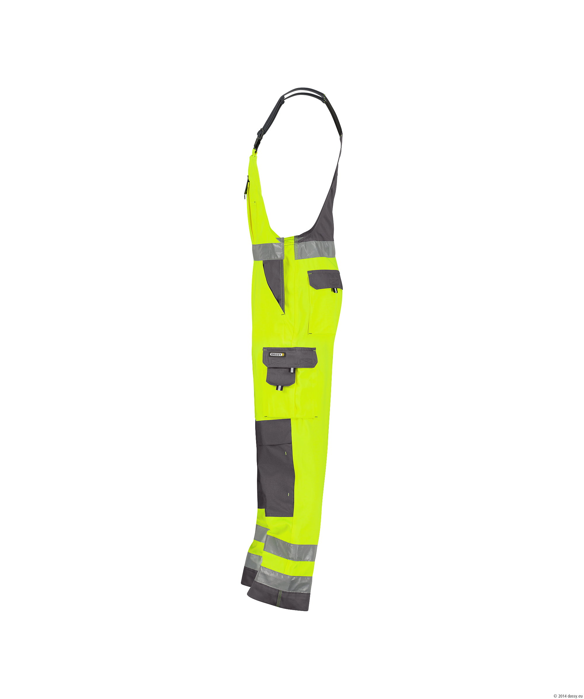 DASSY® Toulouse 6941-neongelb-zementgrau Minus, 40