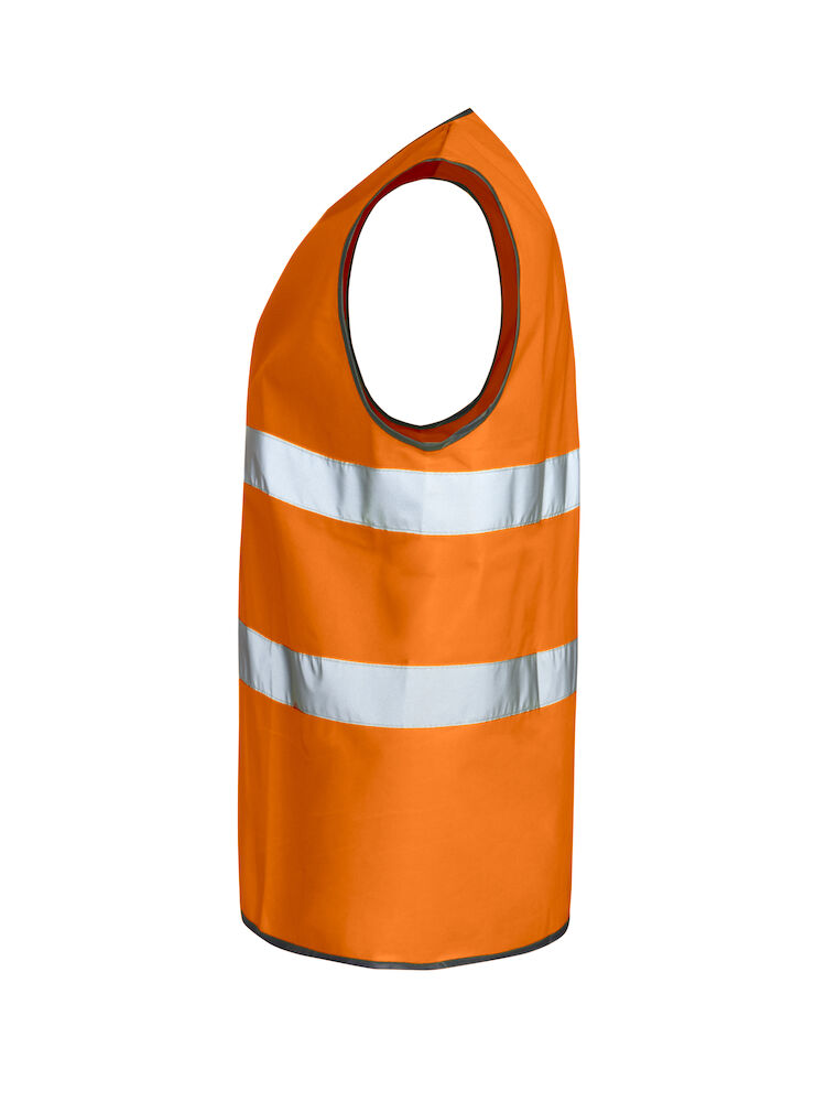 6703 WARNSCHUTZ WESTE EN ISO 20471 KLASSE 2 17 orange One Size