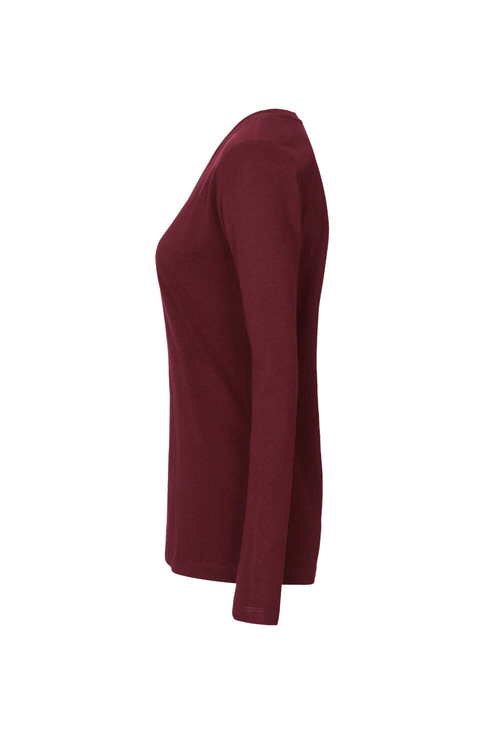 Hakro Damen Longsleeve Mikralinar 017-weinrot S