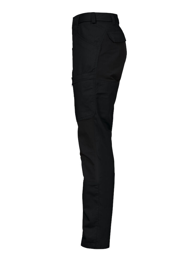 2521 DAMEN ARBEITSHOSE MIT STRETCHEINSÄTZEN MODERNER SCHNITT 99 schwarz C44