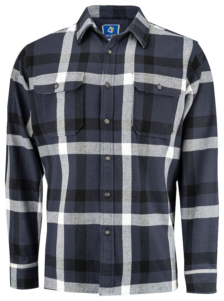 5212 FLANELLHEMD 58 marineblau XS