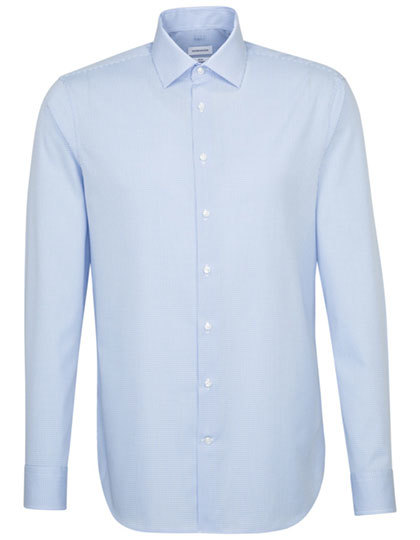 Striped Light Blue - White