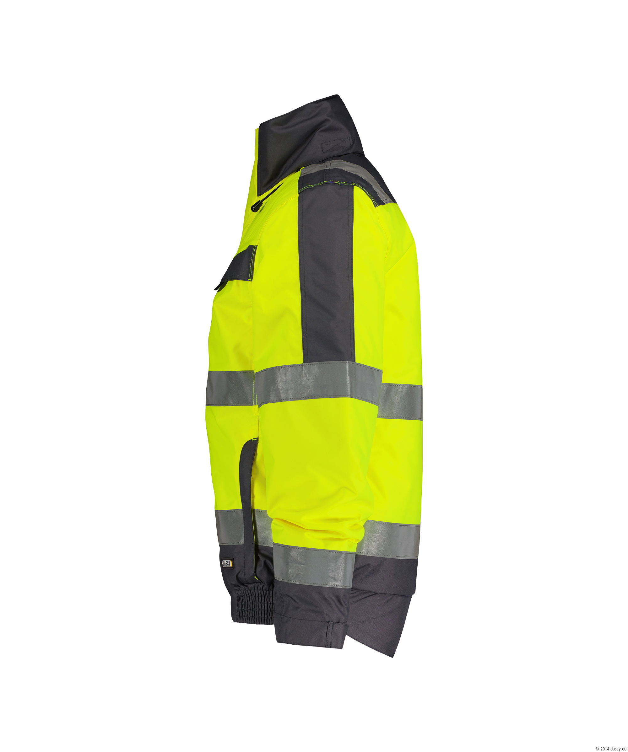 DASSY® Lima 6941-neongelb-zementgrau XS