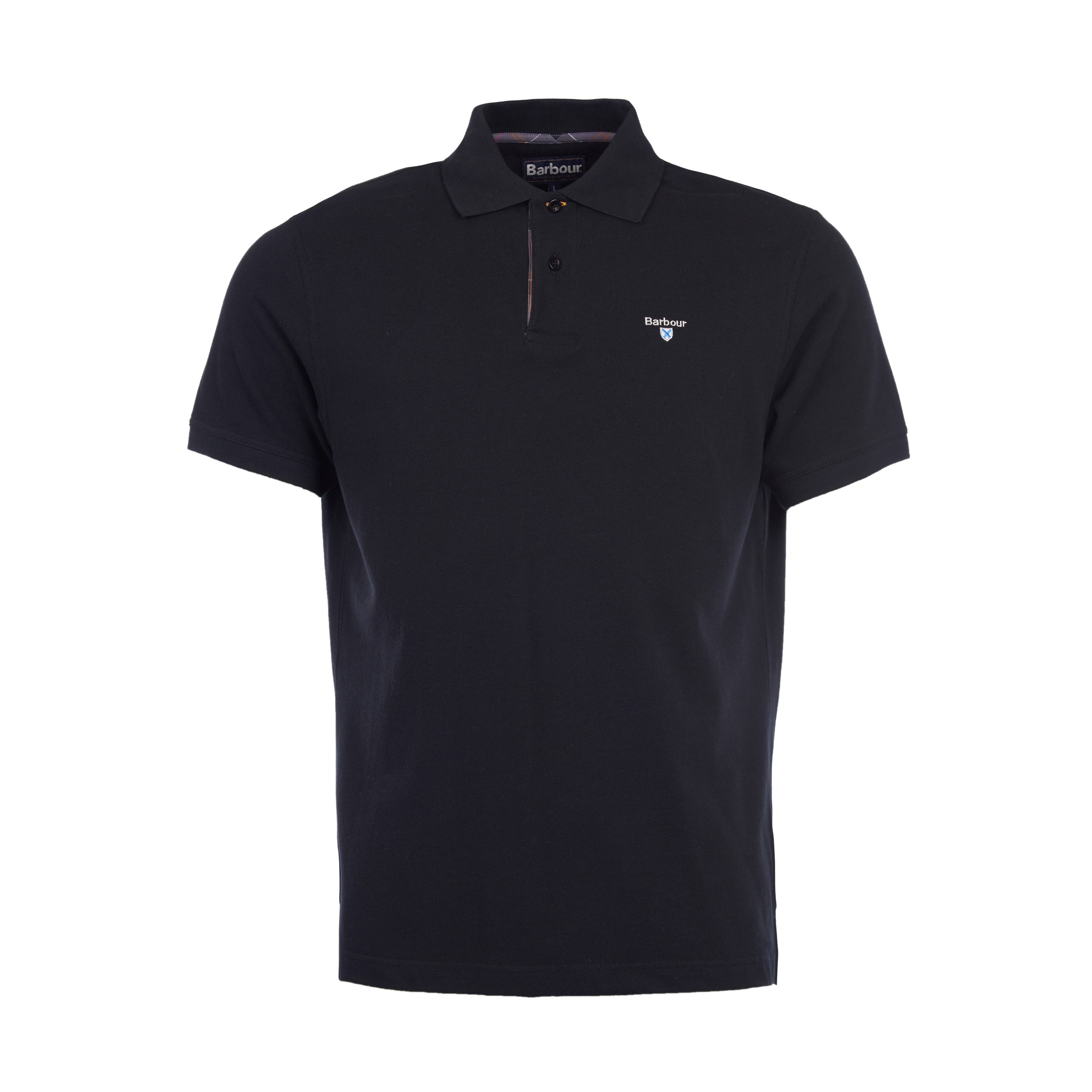 Barbour Piqué-Poloshirt mit Schottenmuster für Herren