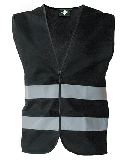 Functional Hi-Vis Safety Vest Dortmund - Black, 2XL