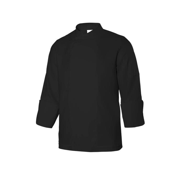 VESTE CUISINE MICROFIBRE ML - NOIR, 2XL
