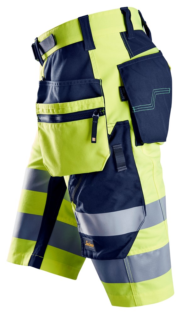 High-Vis Shorts+ Holstertaschen, Klasse 1
